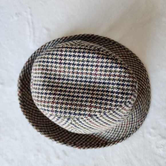 Countryside Classics Trilby Fedora Hat Tweed Houndstooth Wool Blend Mens M UK - Picture 2 of 14